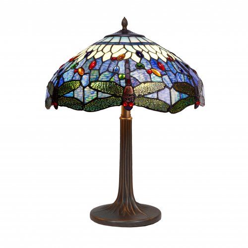 d.54cm Lámpara de mesa Tiffany con montura árbol Serie Belle Epoque