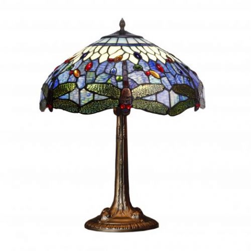 d.54cm Lámpara de mesa Tiffany con montura con forma Serie Belle Epoque