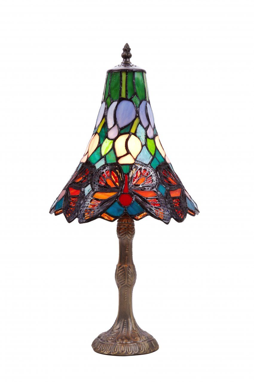 d.25cm Lámpara de mesa con mariposas y montura con forma Serie Butterfly 1 luz