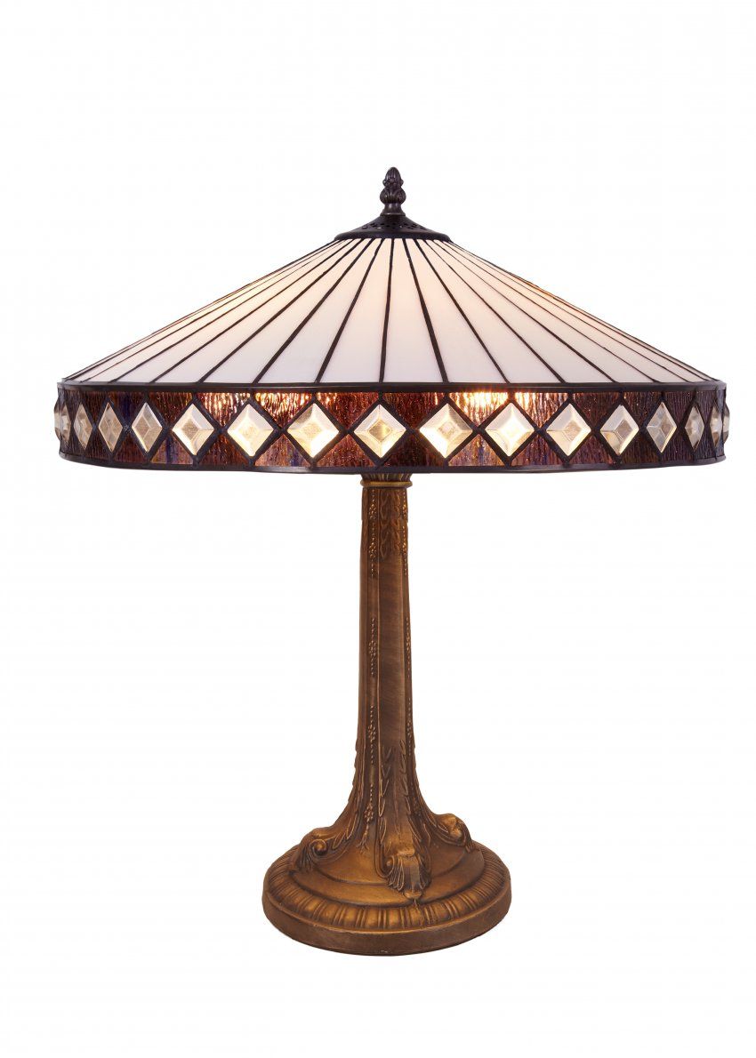 d.45cm Sobremesa mayor Tiffany con base con forma Serie Ilumina