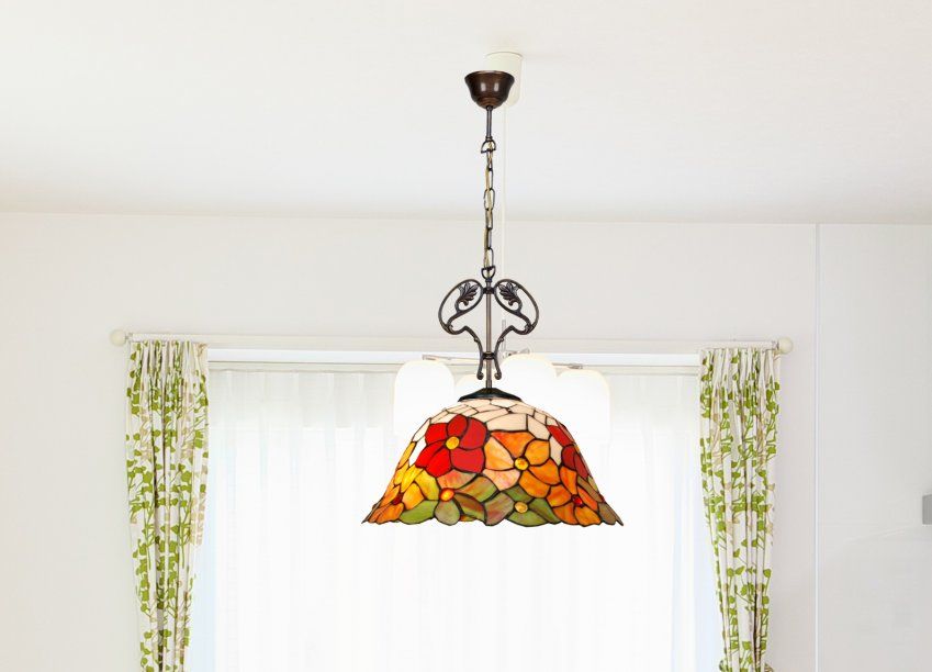 Colgante mayor Tiffany con adorno fundición