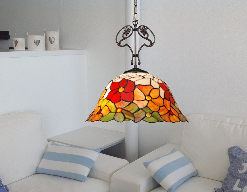 Colgante mayor Tiffany con adorno de fundición