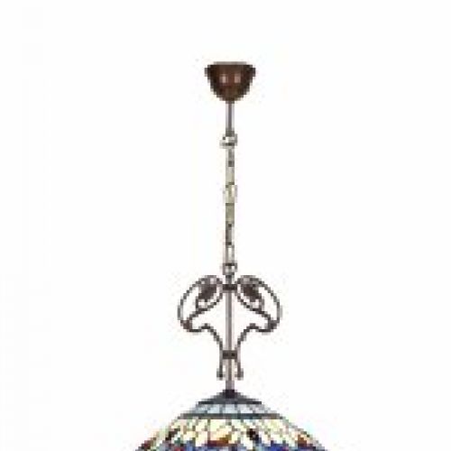 d.40cm Colgante de techo con adorno fundición y montura cadena Serie Belle Epoque