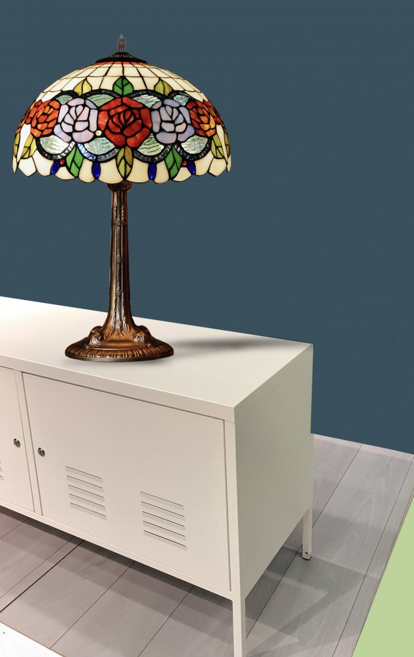 d.40cm Sobremesa Tiffany mayor con base