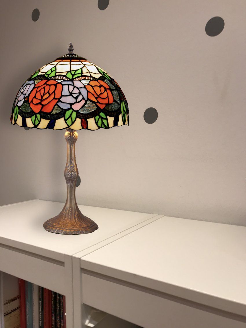 d.30cm Lámpara de mesa mediana 2 luces