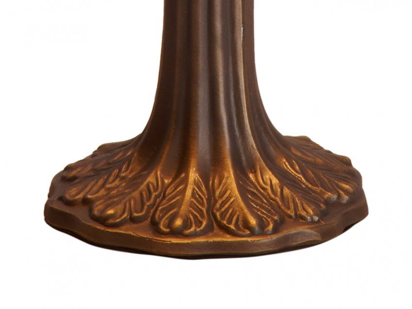 d.30cm Lámpara de mesa mediana Tiffany con base forma árbol