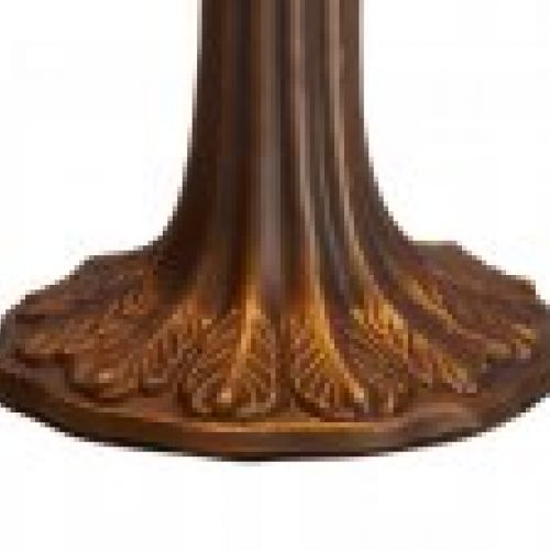 d.30cm Lámpara de mesa mediana Tiffany con base forma árbol