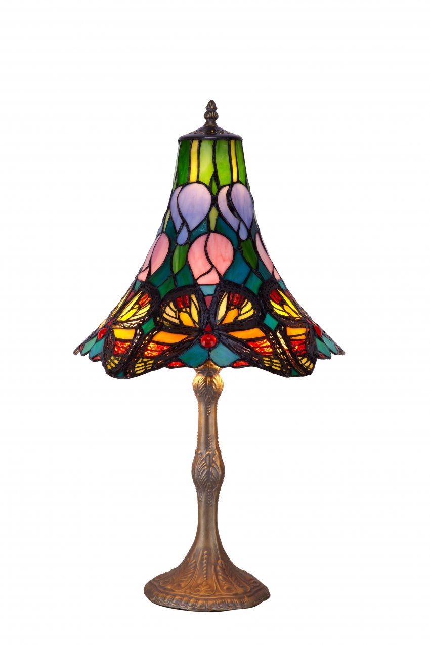 Lampara de mesa con mariposas