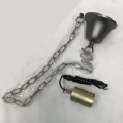 d.30cm Colgante de techo Tiffany con cadena acabado medalla