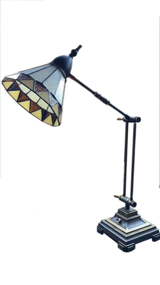 d.17cm. Sobremesa móvil despacho con pantalla Tiffany