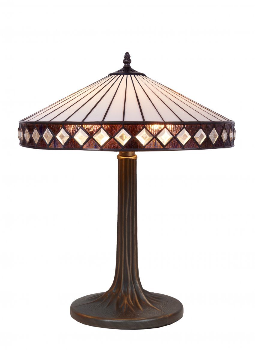 d.45cm Sobremesa mayor Tiffany con base árbol Serie Ilumina