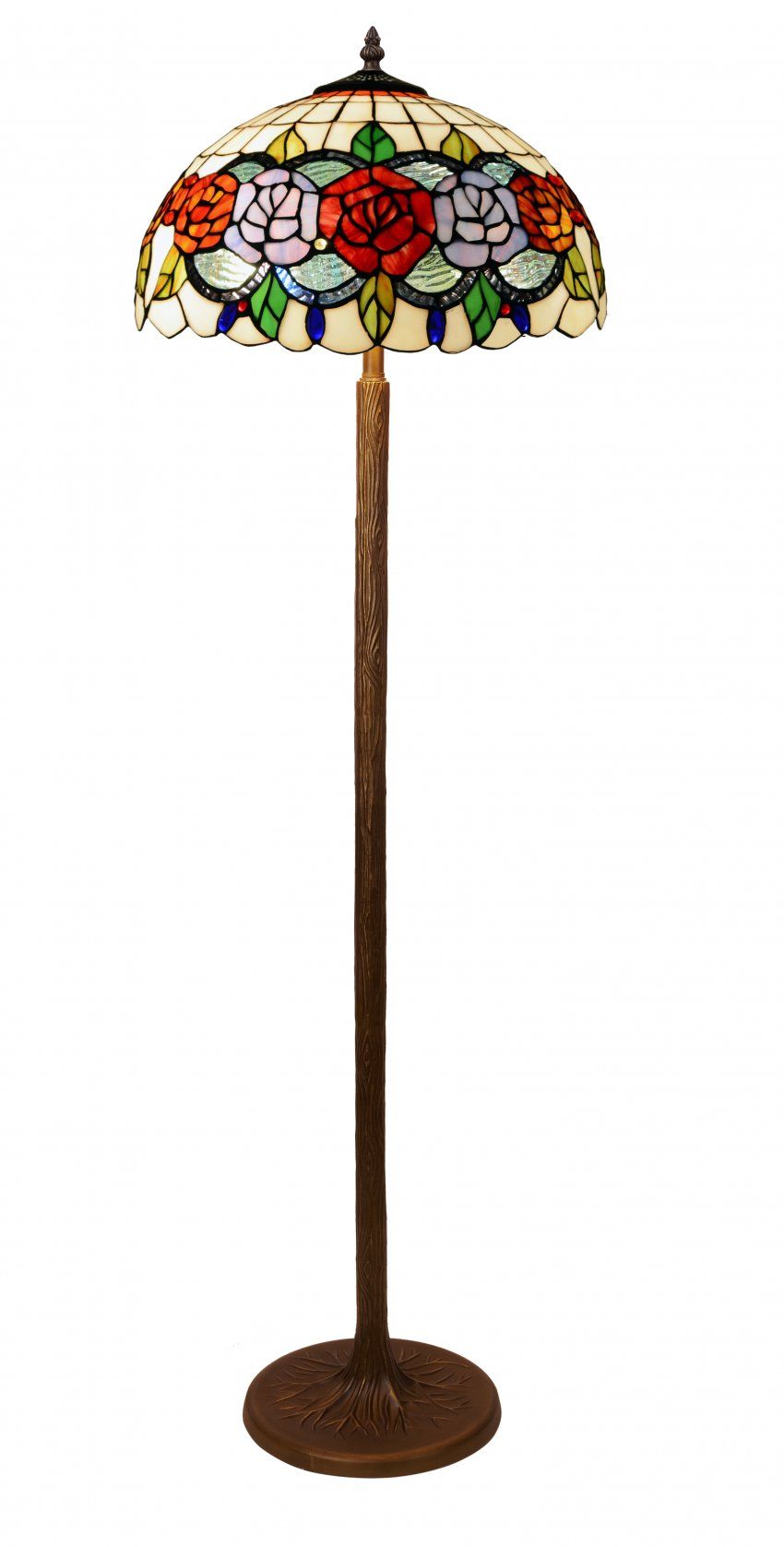 d.40cm Pie de salón Tiffany con base árbol