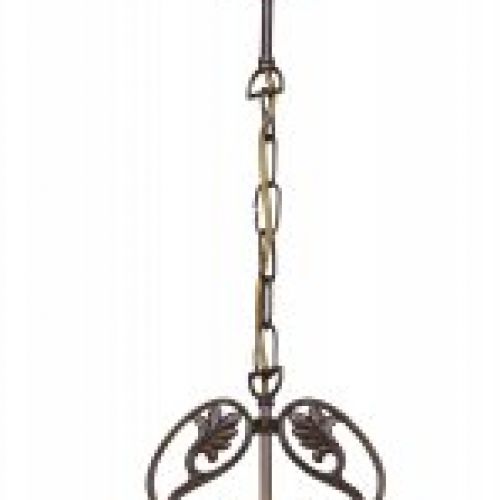 d.40cm. Colgante de trecho Tiffany con adorno fundición