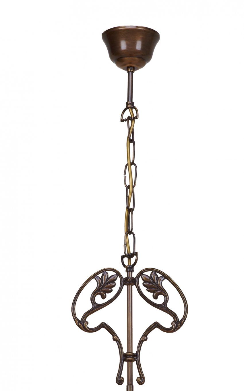 d.40cm. Colgante de trecho Tiffany con adorno fundición
