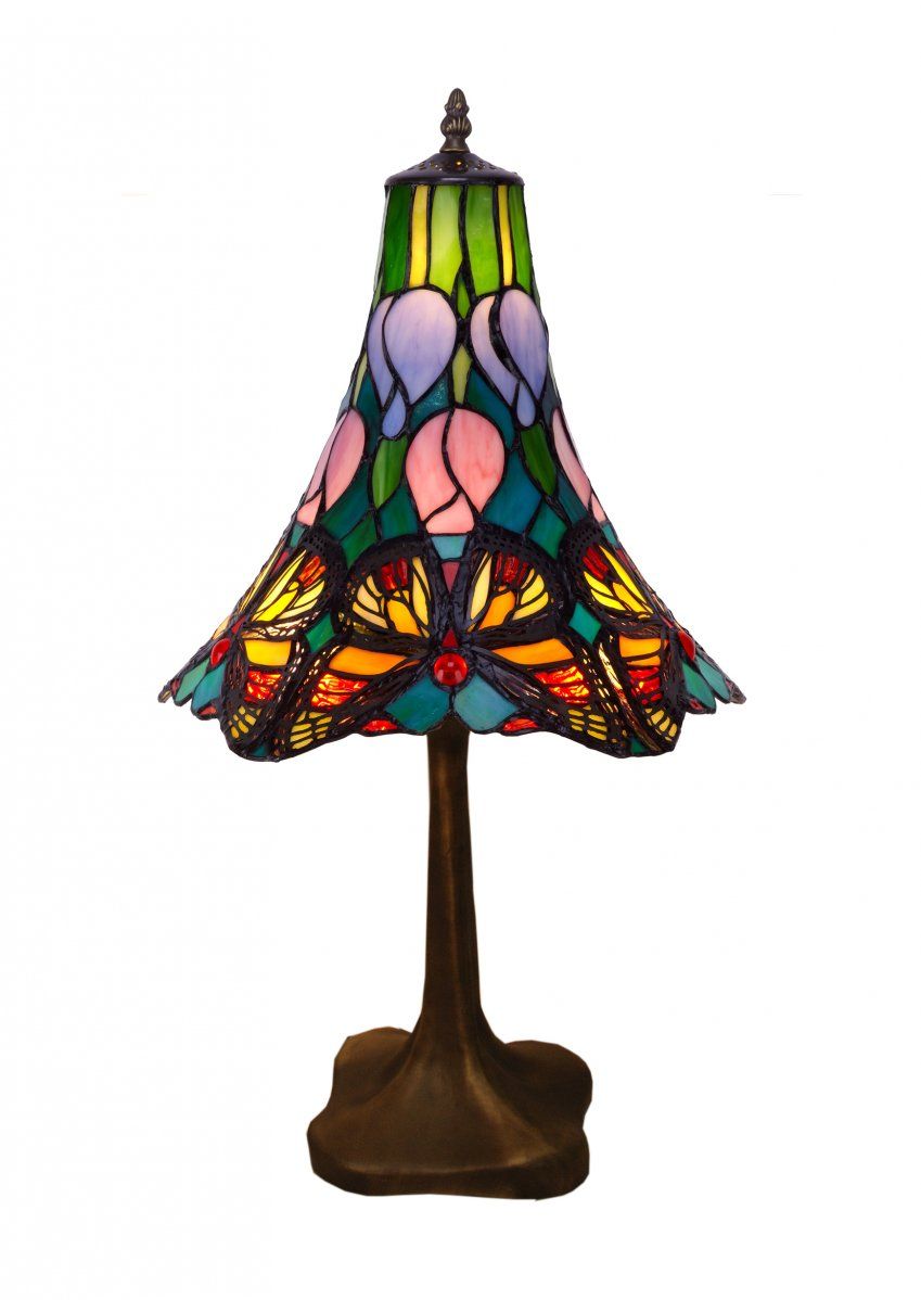 d.25cm Lámpara de mesa con mariposas y montura con forma Serie Butterfly 1 luz
