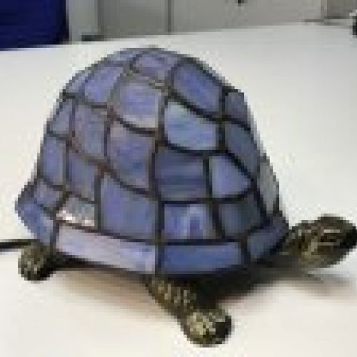 Tortuga Tiffany color azul