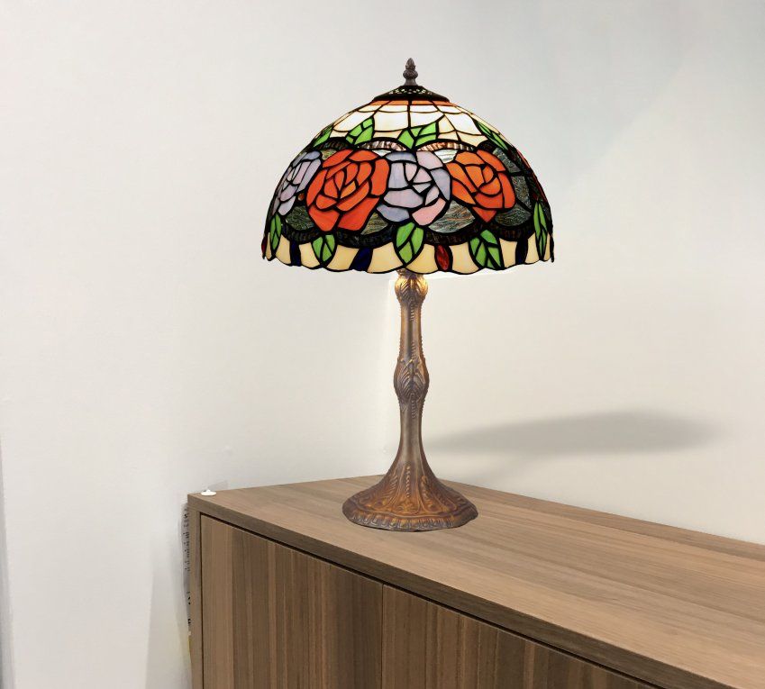 d.30cm Lámpara de mesa mediana 2 luces