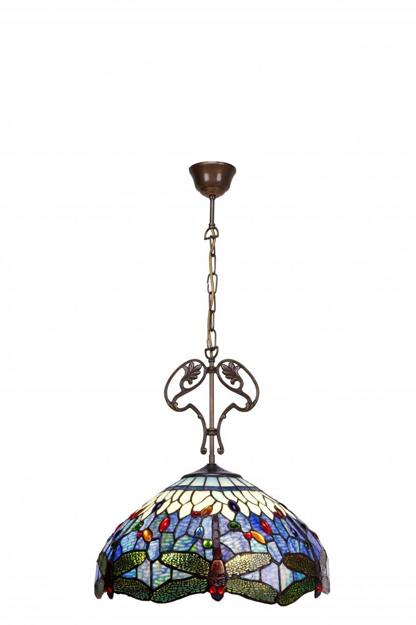 d.40cm Colgante de techo con adorno fundición y montura cadena Serie Belle Epoque
