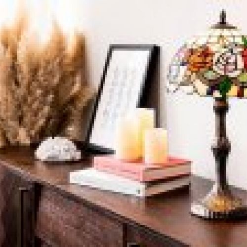 d.30cm Lámpara de mesa mediana 2 luces