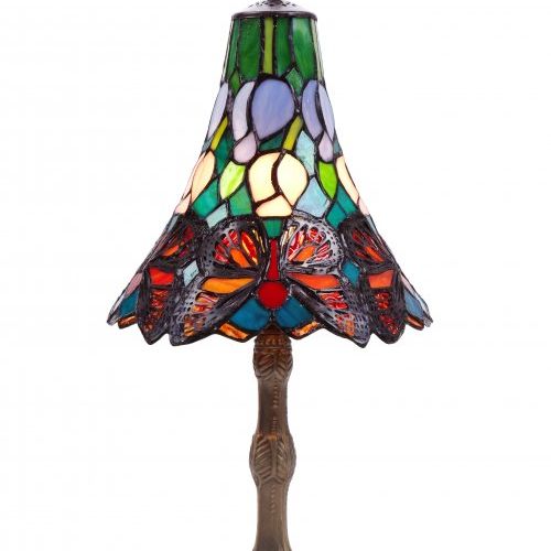 d.25cm Lámpara de mesa con mariposas y montura con forma Serie Butterfly 1 luz