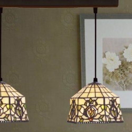 Colgante regleta de techo con 2 pantallas