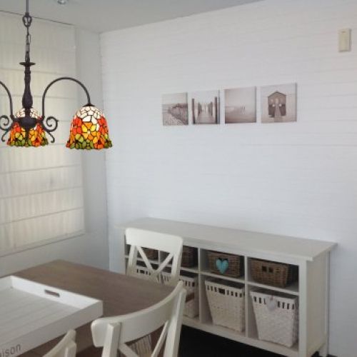 d.18cmx3 Lámpara tres brazos fundición