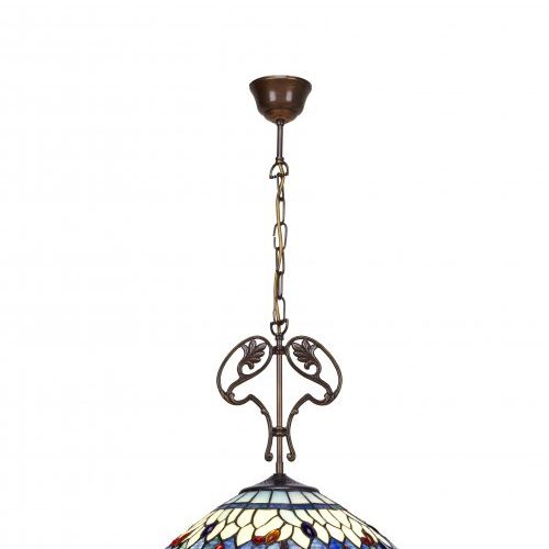 d.40cm Colgante de techo con adorno fundición y montura cadena Serie Belle Epoque