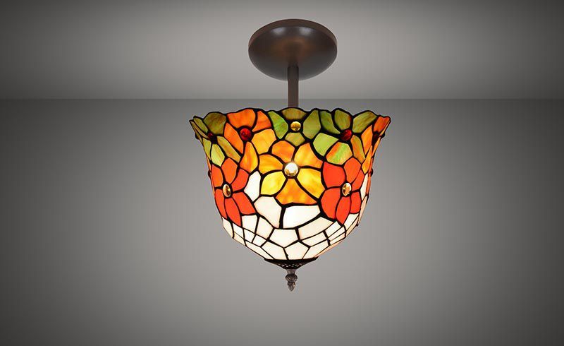 Plafón bajo Serie Bell dia.30cm Ref.2825.44