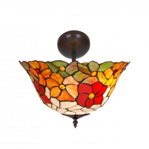 d.40cm Lámpara plafón bajo de techo Tiffany mayor Serie Bell